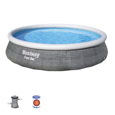 Bestway 57376 Schnellaufbau-Erweiterungspool 396x84