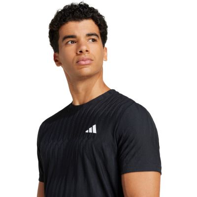 11. Herren adidas Tennis Climacool+ AirChill FreeLift T-Shirt schwarz JF8459