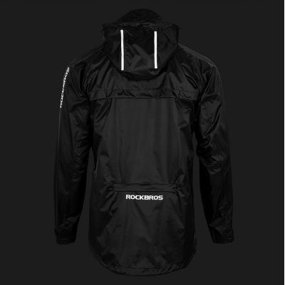 3. Rockbros YPY013BK3XL Regenjacke atmungsaktiv winddicht XXXL - Schwarz