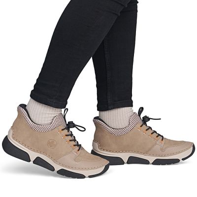 7. Rieker 45963-20 bequeme beige Damenschuhe