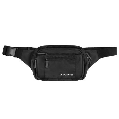 2. Wozinsky WSB-W1 Unisex-Schultertasche mit verstellbarem Riemen, wasserdicht – schwarz