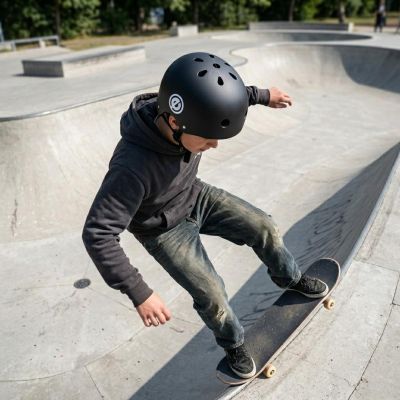 28. KATANA SKATEHELM SCHWARZ RL ENERO PRO
