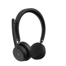Lenovo Kabelloses VoIP-Headset mit kabellosem Kopfbügel, Bluetooth-fähig für Büro/Callcenter, Schwarz