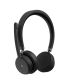 Lenovo Kabelloses VoIP-Headset mit kabellosem Kopfbügel, Bluetooth-fähig für Büro/Callcenter, Schwarz