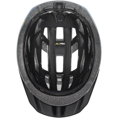 5. UVEX I-vo 2 MIPS Fahrradhelm 56-60cm, Steinblau/Schwarz Matt