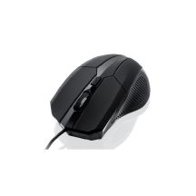 IBOX i005 Kabelgebundene Lasermaus, USB IMLAF005 (Laser; 1600 DPI; schwarz)