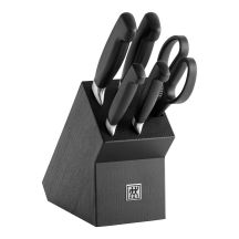 ZWILLING Four Star 4-teiliges Messerset im schwarzen Block