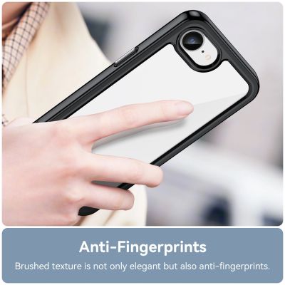 5. Schutzhülle „Outer Space“ für iPhone 16e/17e mit flexiblem Rahmen – Schwarz