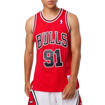 Mitchell & Ness Chicago Bulls NBA Dennis Rodman T-Shirt M SMJYGS18154-CBUSCAR97DRD