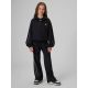 3. Lockerer Sport-Sweatshirt für Mädchen ohne Kapuze 4F 4FJRSS26TSWSF3057-20S