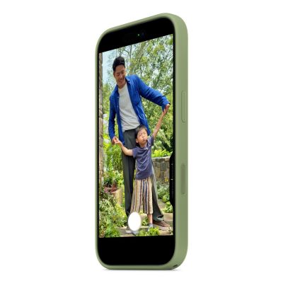 6. Apple iPhone 17 Silikonhülle mit MagSafe (Hellmoosgrün)