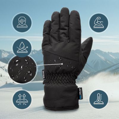 9. Meteor Nevis M Winterhandschuhe schwarz