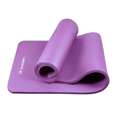 2. Wozinsky WNSP-15F Gymnastikmatte 183 x 61 x 1,5 cm Dicke Gymnastikmatte für Yoga und Fitness - Lila