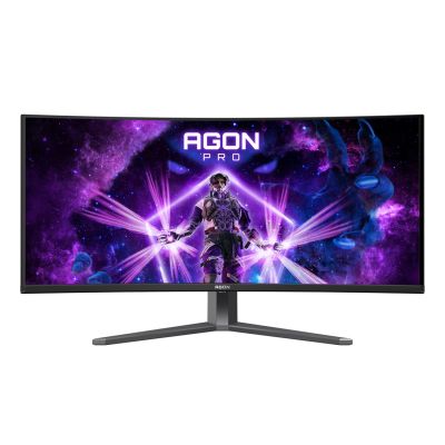 4. AOC AGON PRO AG346UCD Computermonitor 86,4 cm (34") 3440 x 1440 px Wide Quad HD QD-OLED Schwarz, Grau