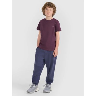 10. Normales, einfarbiges T-Shirt (2er-Set) für Kinder 4F 4FJRAW25TTSHU3157-92S