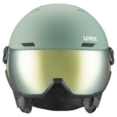 3. Skihelm UVEX Wanted Visor 58–61 cm L grün
