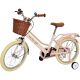 6. Kinderfahrrad 18 Zoll Retro-Stil Pink Enero