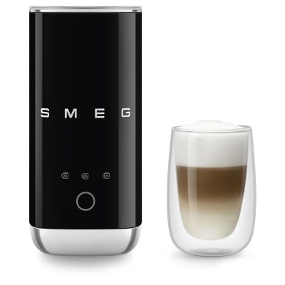 17. Smeg MFF02BLEU Milchaufschäumer/Wärmer, automatischer Milchaufschäumer/Wärmer, Schwarz