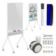 27. ERGO OFFICE Mobile Whiteboard-Tafel, vertikal, weiß, einseitig, mit Ablage, Tafelabmessungen 1190 x 790 mm ER-3