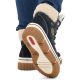 7. Rieker Y6347-14 Marineblaue wasserdichte Damen-Ankle-Boots aus Leder