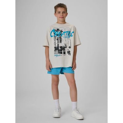 4. Baumwoll-T-Shirt für Jungen 4F 4FJRSS26TTSHM4167-27S