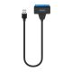 2. SAVIO-Adapter SATA (F) - USB-A 3.1 Gen 1 (M) für 2,5"-Laufwerke AK-68