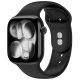 Tech-Protect Silikonarmband für Apple Watch 44 / 45 / 46 / 49 mm – Schwarz