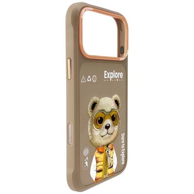 3. Nimmy Cool&Cute 2.0 Bärenhülle für iPhone 17 Pro Max – Beige