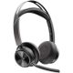 360. POLY Voyager Focus 2 Microsoft Teams-zertifiziertes USB-CC-Headset + USB-C/A-Adapter + Ladeschale