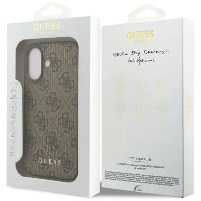 8. Guess 4G Classic Hülle für iPhone 17 - Braun