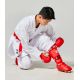 4. Karate WKF RED Schienbein- und Fußschützer | MOOTO