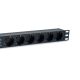 4. Equip 333317 PDU Stromverteilungseinheit 6 x Netzwerksteckdose 1U