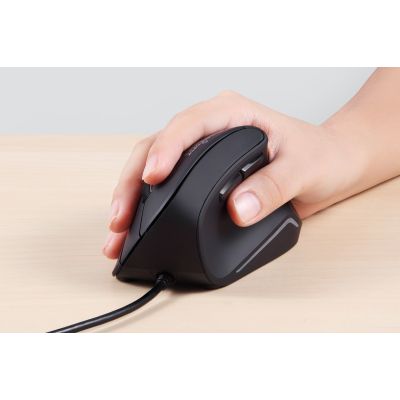 5. Perixx PERIMICE-515 II Büromaus, Rechtshänder, USB Typ-A, optisch, 1600 DPI