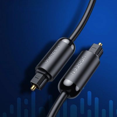 4. Ugreen AV122 70891 Optisches Audio-Toslink/SPDIF-Kabel 1,5 m – Schwarz