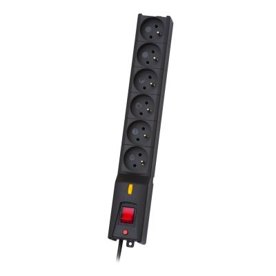 Lestar LX 610 GA K.:CZ 1,5M Steckdosenleiste (6 x UTE; 10 A; 1,5 m; schwarz)