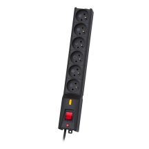 Lestar LX 610 GA K.:CZ 1,5M Steckdosenleiste (6 x UTE; 10 A; 1,5 m; schwarz)