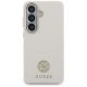 3. Guess Strass-Logo-Hülle mit rundem Logo für Samsung Galaxy S26 – Beige