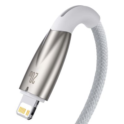 3. Baseus CADH000002 Lightning – USB-C PD-Kabel 20 W 480 Mbit/s 1 m – Weiß