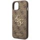 6. Guess 4G Big Metal Logo Case für iPhone 14 - Braun