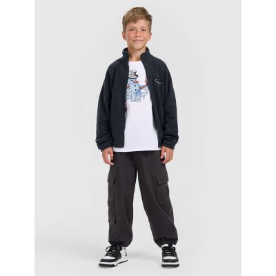 6. 4F Warmes Fleece mit Stehkragen für Jungen 4F 4FJRAW25TFLEM438-31S