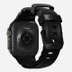 3. Nomad Rocky Point Armband, schwarzes Leder, Titan