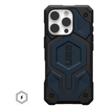 UAG Urban Armor Gear Monarch Pro MagSafe Hülle | Apple iPhone 16 Pro | Kreuzworträtsel (Blau)