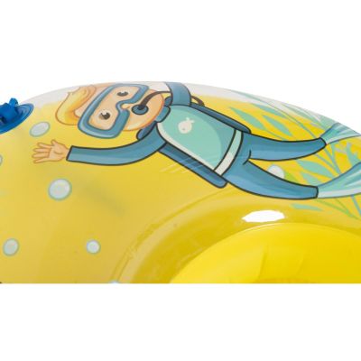 14. Aufblasbares Boot zum Schwimmen 112x70CM 37593 GELB