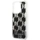 6. Karl Lagerfeld KLHCP14LLMNMK iPhone 14 Pro 6.1" Hardcase schwarz / schwarz Liquid Glitter Monogram