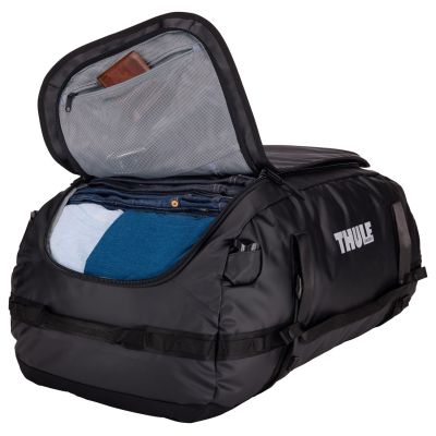 11. Thule Chasm TDSD304 Schwarze Sporttasche 90L Polyester Schwarz