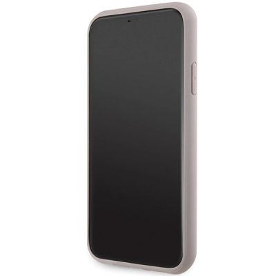 5. Guess GUHMN61PSAHMCP Hülle für iPhone 11 / Xr – rosa Saffiano MagSafe