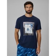 Herren-T-Shirt mit Aufdruck, regulär, Größe 4F 4FWSS26TTSHM3034-31S
