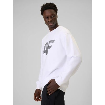 8. Herren-Sweatshirt ohne Reißverschluss und Kapuze 4F 4FRAW25TSWSM2493-10S