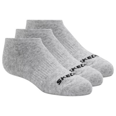 Skechers 3er-Pack Unisex Non Terry No Show S114041-020 Grau 39-42