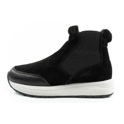 2. Scholl Beverly Bootie Damen Lederstiefeletten Schwarz